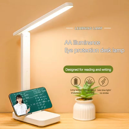 LED Book Light Touch Folding Table Night Lamp Bedside Reading Eye Protection USB Charging Night Light Reading Books for Room