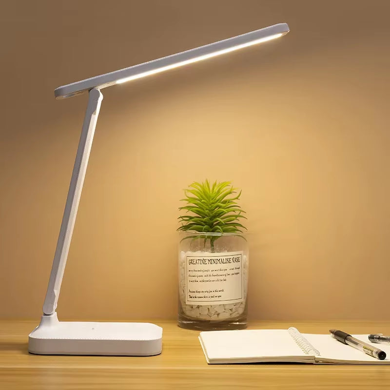 LED Book Light Touch Folding Table Night Lamp Bedside Reading Eye Protection USB Charging Night Light Reading Books for Room